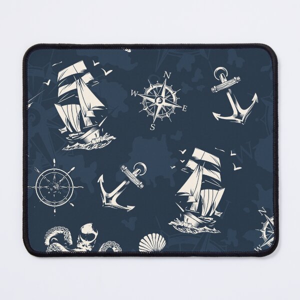 Item preview, Vintage Nautical And Sea Pattern designed and sold by Vector Scout Lab.