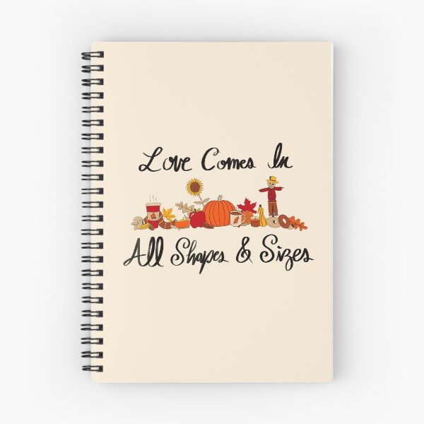 Item preview, Love Comes In All Shapes & Sizes - Autumn & Antique White designed and sold by EcoElsa.