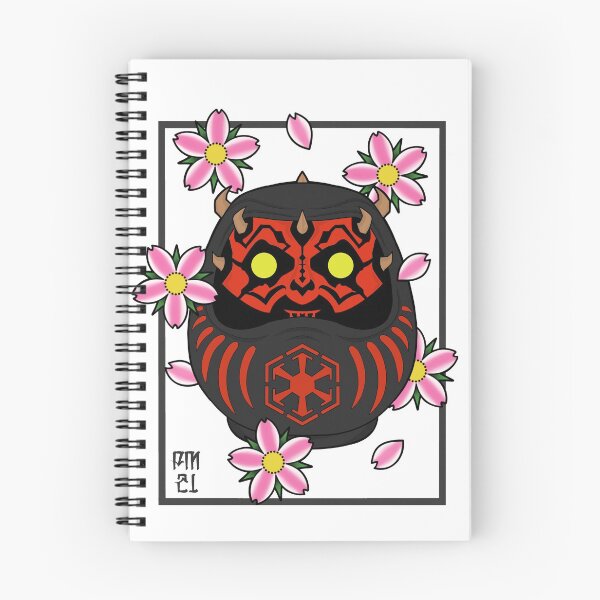 Aperçu de l'œuvre Daruma Sith Maul japonais créée et vendue par ArtByPawly.