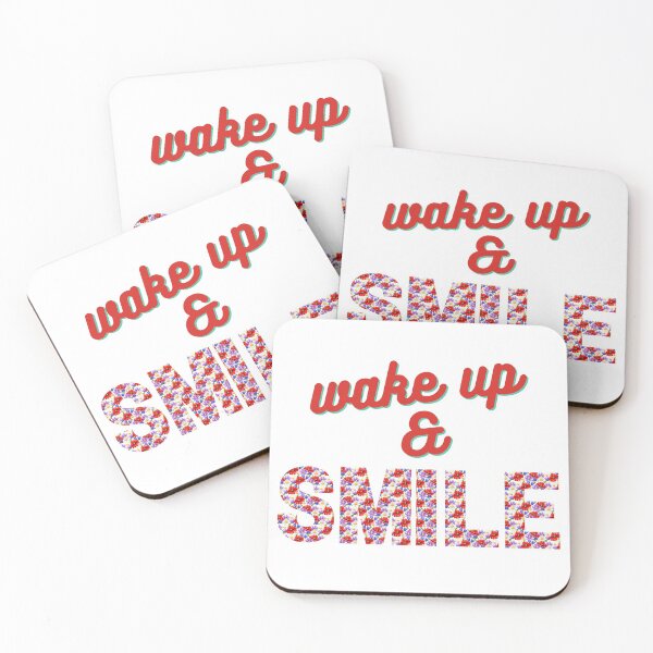 Item preview, Happy and cheerful morning motivation quote floral attire designed and sold by TheSeasonalYard.