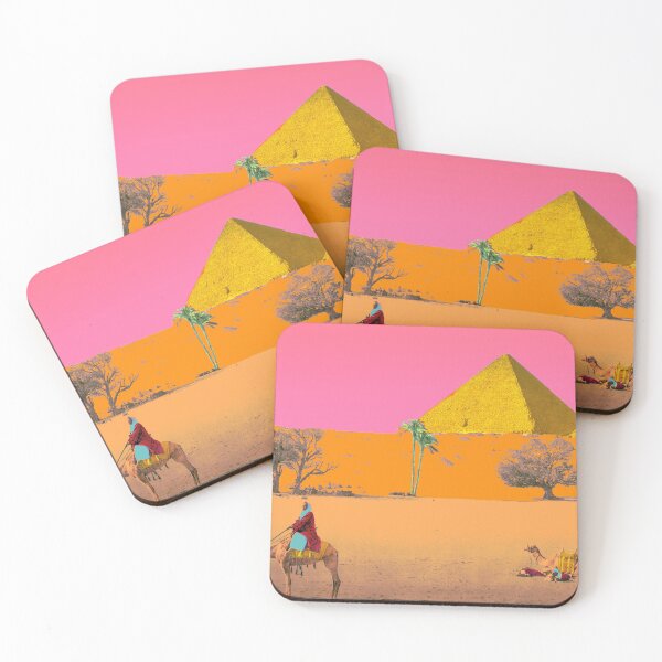 Item preview, beautiful view of pyramids in egypt, impressive wonder of the world with camel designed and sold by Mauswohn.
