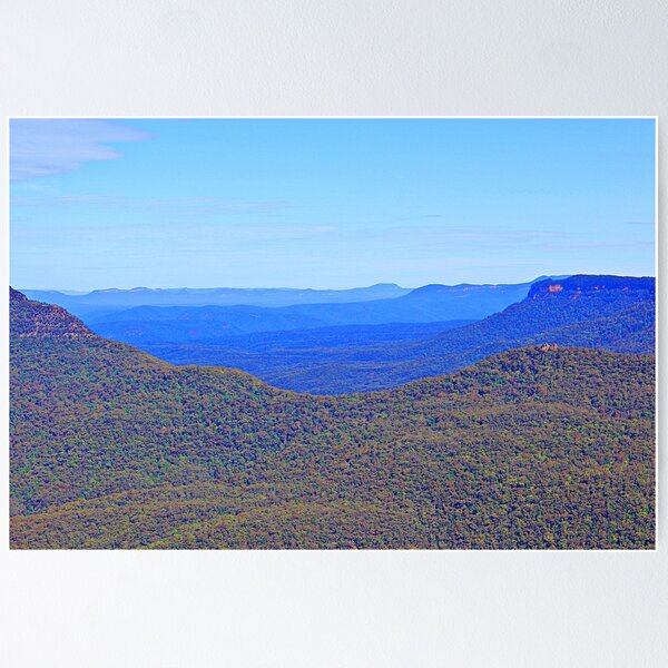 Item preview, The Blue Mountains!! designed and sold by Anthony Goldman.