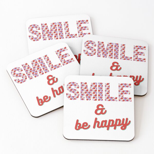 Item preview, Fun & cheerful be happy motivational quote floral attire designed and sold by TheSeasonalYard.