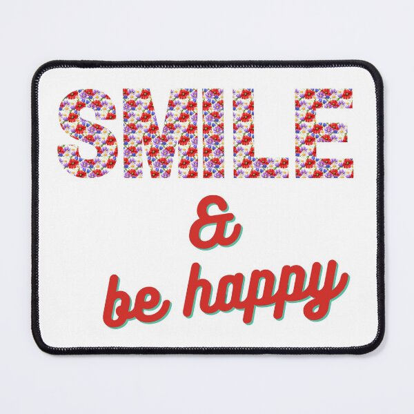 Item preview, Fun & cheerful be happy motivational quote floral attire designed and sold by TheSeasonalYard.