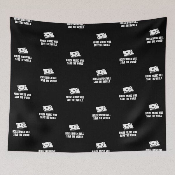 Item preview, House Music Will Save The World, Music Lover Graphic designed and sold by Amovar.