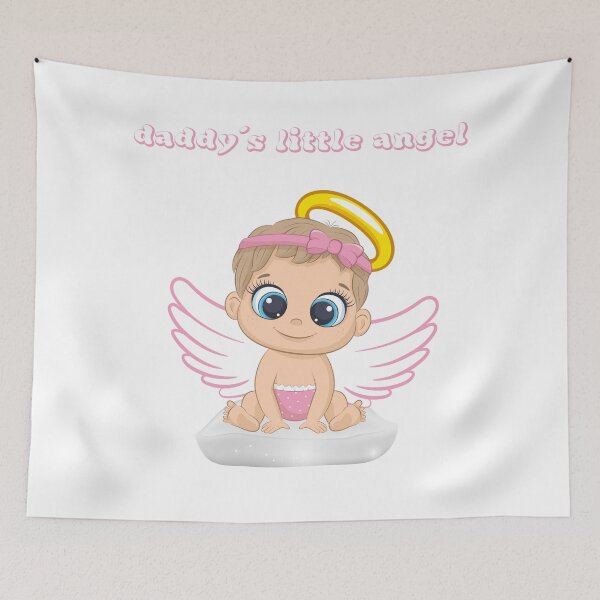 Item preview, Papa's baby, a cute little angel with angel wings, a must for every father designed and sold by MartinEngel.