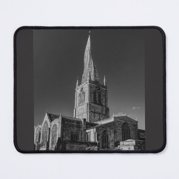 Item preview, Chesterfield Parish Church in Black and White designed and sold by Alisonchambers2.
