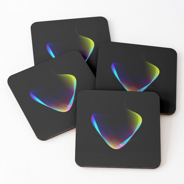 Item preview, cool abstract colorful Neon Shape - 3D shape glow designed and sold by Long Exposure.
