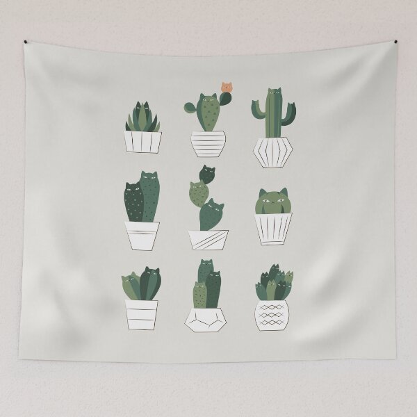 Item preview, Cat and Plant 20: Cat-tus designed and sold by ilovedoodle.