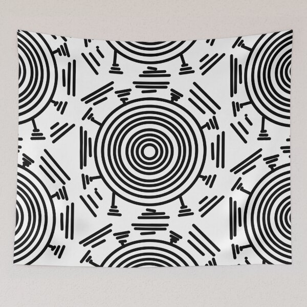 Item preview, Circles inside circle design digital background  designed and sold by DreamKaracters.