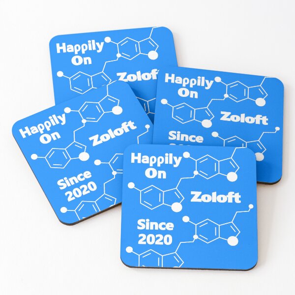 Item preview, Happily on Zoloft Since 2020 designed and sold by chntl-shop.