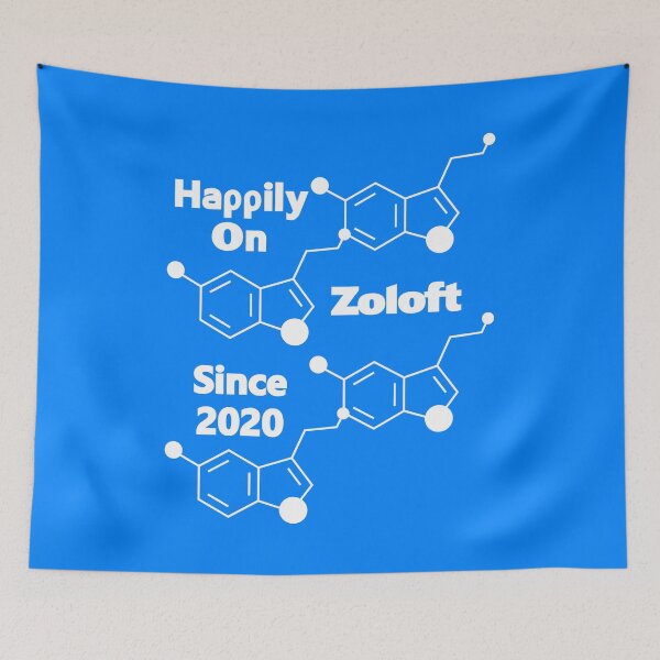 Item preview, Happily on Zoloft Since 2020 designed and sold by chntl-shop.