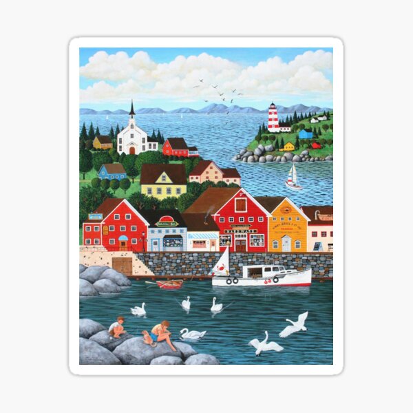 Swan's Cove Sticker