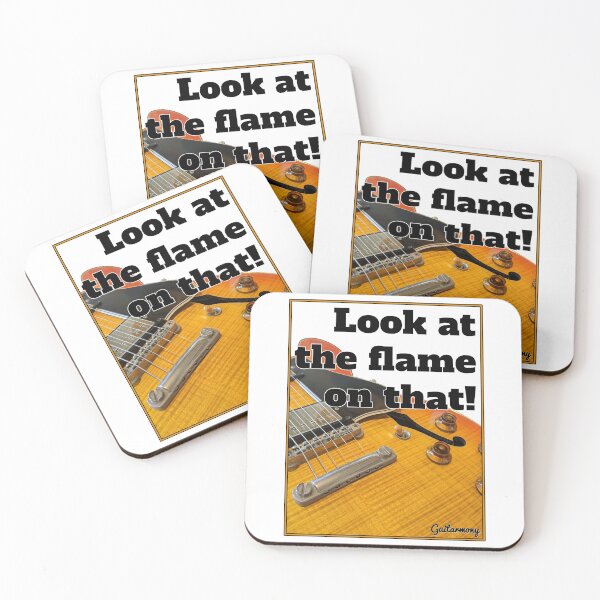 Item preview, Look at the Flame on That! - Black Text designed and sold by Guitarmony.