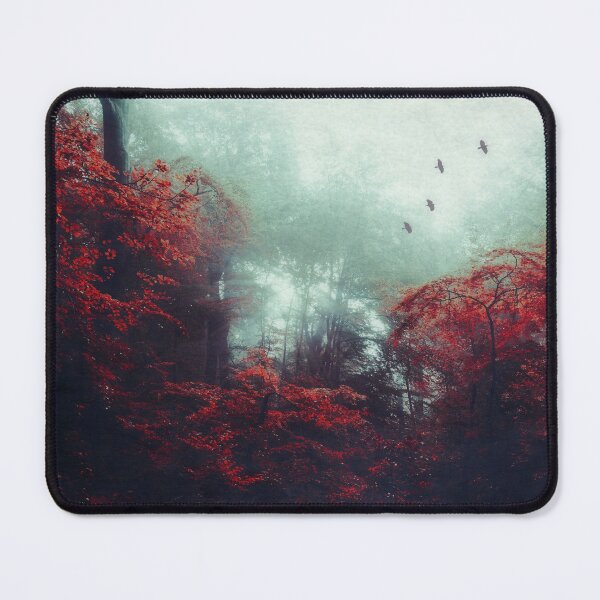 Item preview, Barrier - Enchanted Forest in Mist designed and sold by Dyrk Wyst Redbubble Shop.