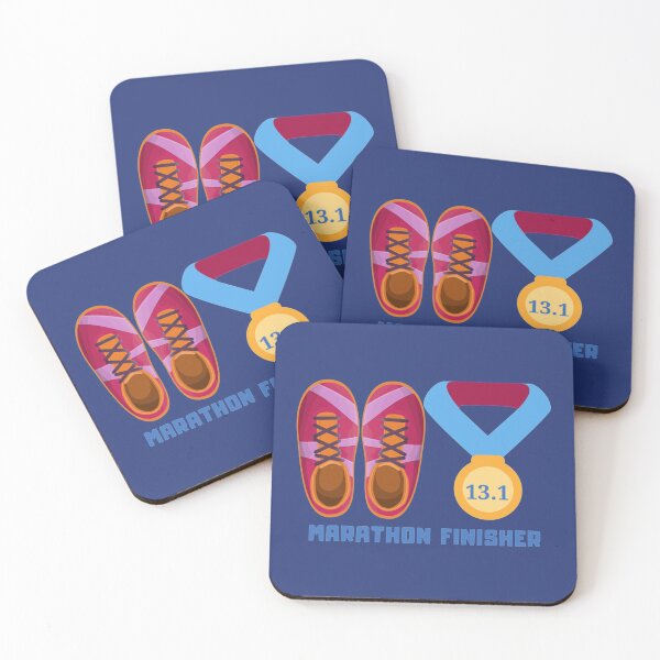 Item preview, Half Marathon 13.1 Finisher Marathoner Gift, Runner_s Gift, Running Gift, Blue, Pink, Gold Clas designed and sold by Adellete-sis.
