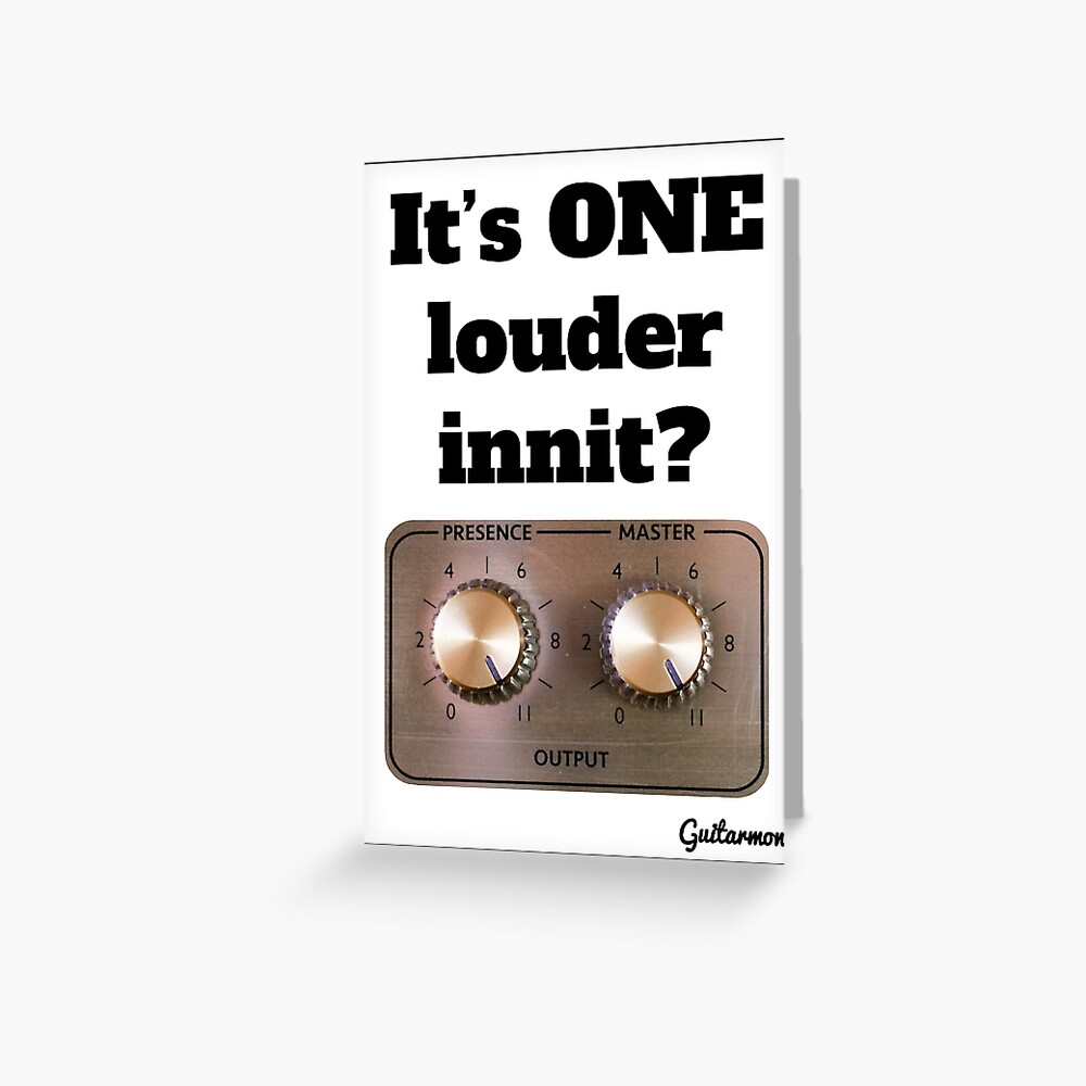 Item preview, Greeting Card designed and sold by Guitarmony.