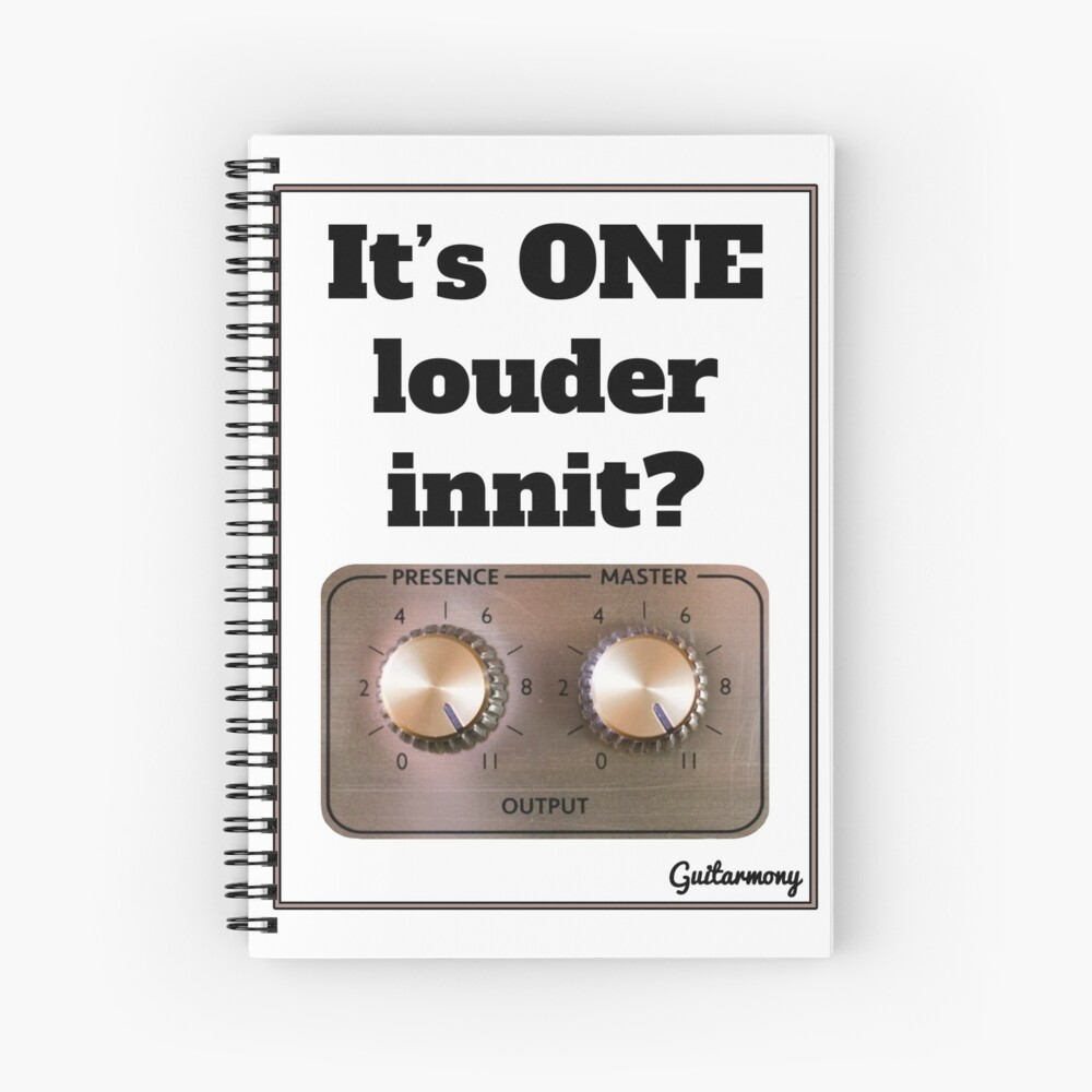Item preview, Spiral Notebook designed and sold by Guitarmony.