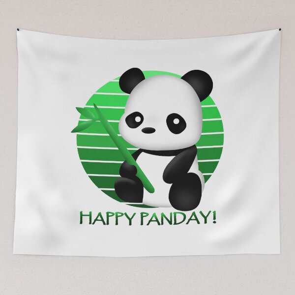Item preview, Cute animal friendly panda designed and sold by smokylemon.