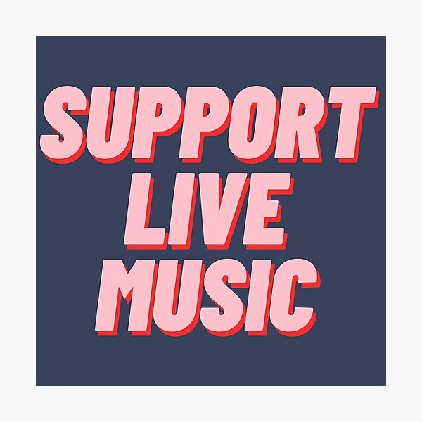 Item preview, Support Live Music designed and sold by polishalpaca.