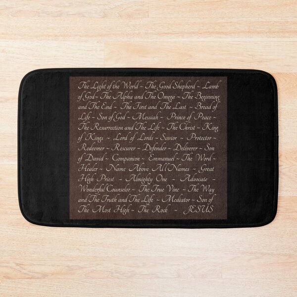 Item preview, Names of Jesus Christian Christ Brown designed and sold by JariHawk.