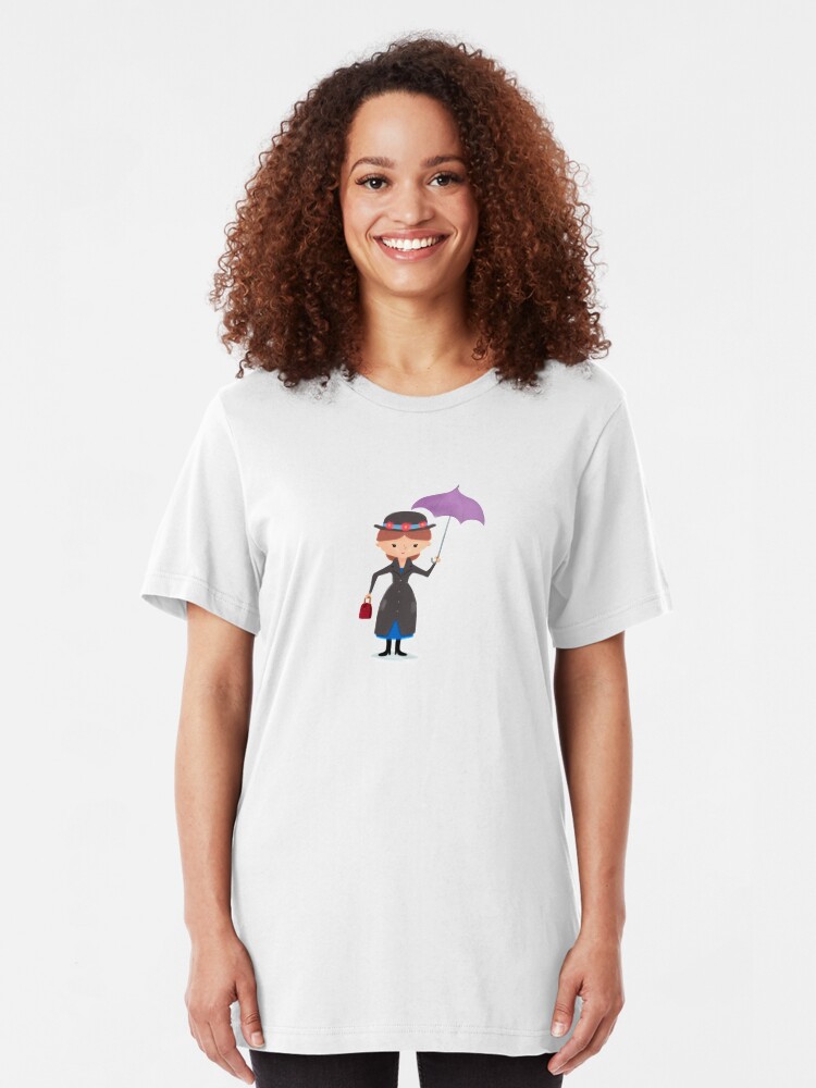 Alternate view of Mary Poppins 2 Slim Fit T-Shirt