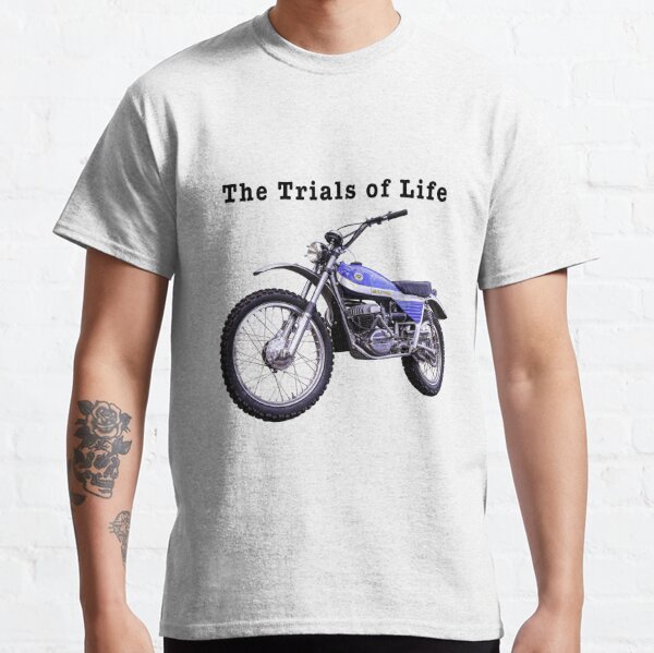 New Vintage Style Trials T-Shirt Shirt Motorcycle Ossa Bultaco Montesa Fantic 