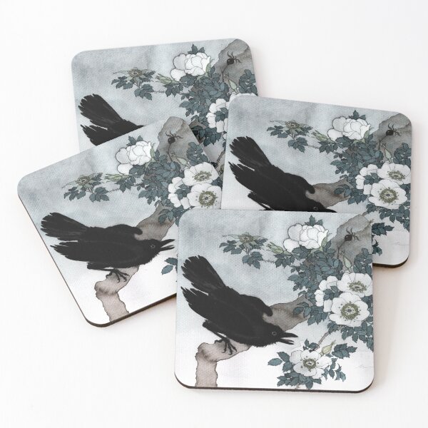 Item preview, Black Raven and Dog Rose designed and sold by mooonhannah.