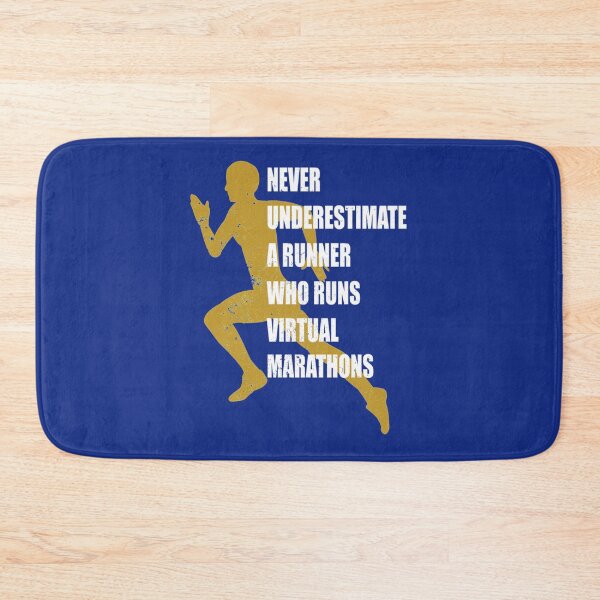 Item preview, Never Underestimate A Runner Who Runs Virtual Marathons   designed and sold by Adellete-sis.