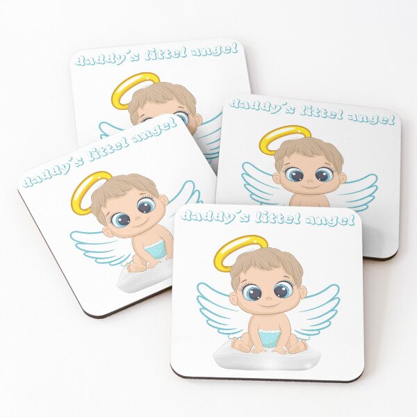 Item preview, Papa's angel, sweet baby with angel wings and googly eyes designed and sold by MartinEngel.