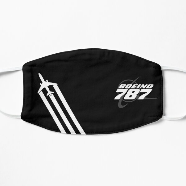 Boeing 787 Chemtrails Flat Mask