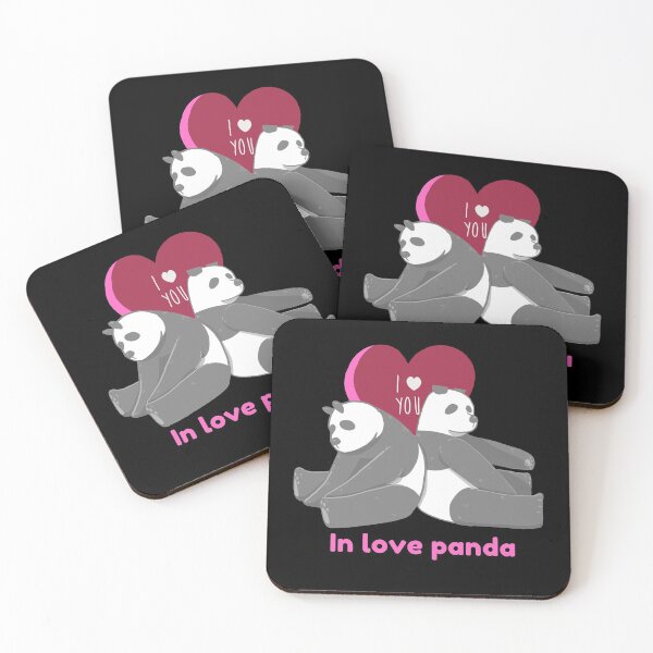 Item preview, In love panda designed and sold by Teetawatshop.