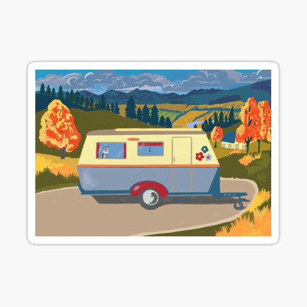 WD Car Decal Grandma & GRANDPA ON TOUR Motorhome Caravan Camper Caravan Sticker 