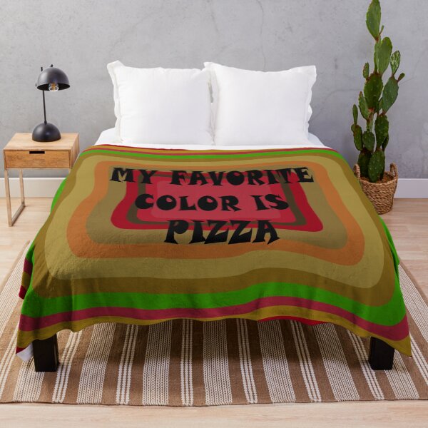 Item preview, My Favorite Color is Pizza designed and sold by Ukiyo Sumi.