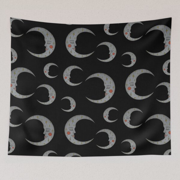 Item preview, happy moon, drawing designed and sold by liny-art.