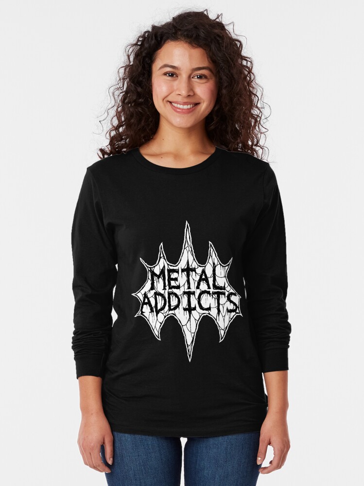 Thumbnail 2 of 5, Long Sleeve T-Shirt, Metal Addicts 2021 Design designed and sold by metaladdicts.