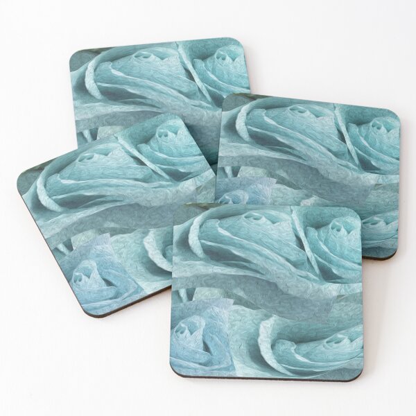 Item preview, Aqua Roses in Awe designed and sold by fatenanwar.