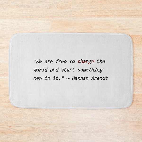 Item preview, Hannah Arendt quotes designed and sold by KennyLucky.