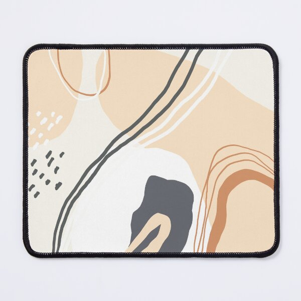 Item preview, Creme abstract shapes designed and sold by KennyLucky.