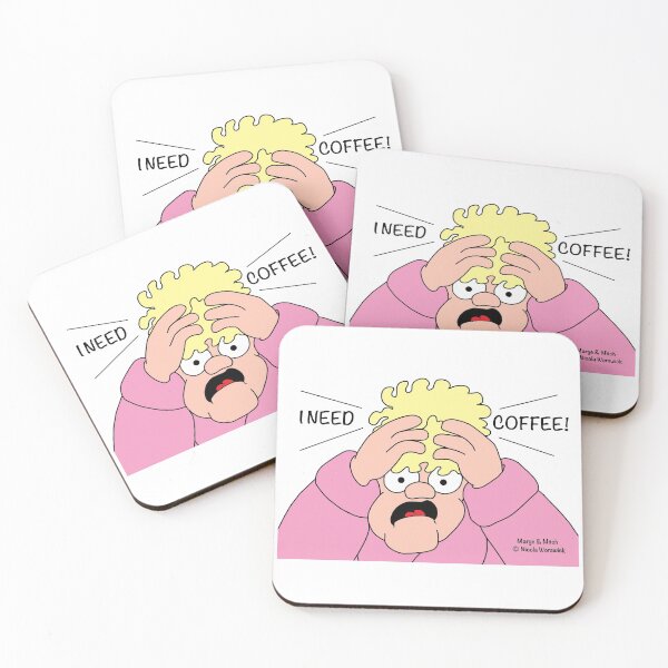 Item preview, I NEED COFFEE! designed and sold by Scat the cat.