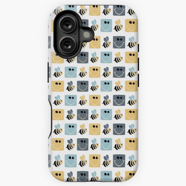 Bee Happy Patternized iPhone Tough Case