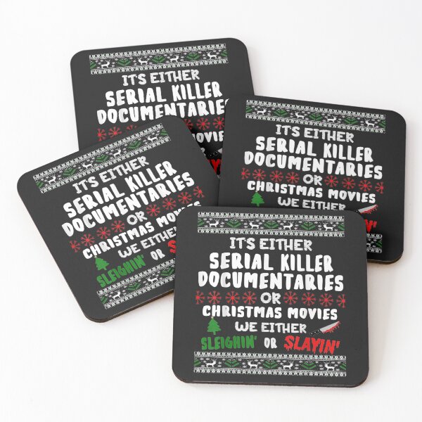Item preview, It's either serial killer documentaries or Christmas movies T-Shirt designed and sold by Persson-Brydson.