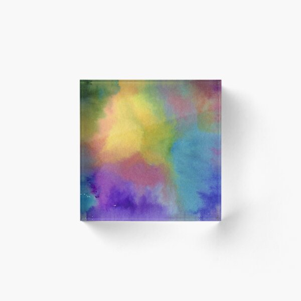 Colour or Color Acrylic Block