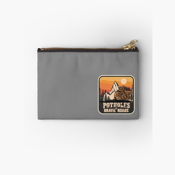 Item preview, Potholes & Gravel Roads Motorcycle Adventure Sticker & T-Shirt 01 designed and sold by OuterShellUK.