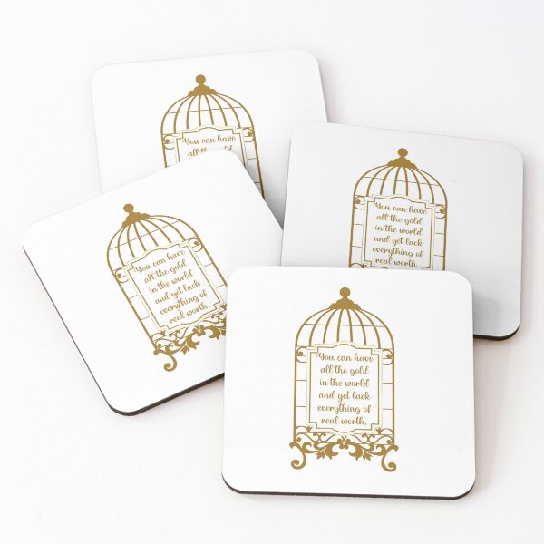 Item preview, Gild - You can have all the gold in the world and yet lack everything of real worth designed and sold by sashabookishart.