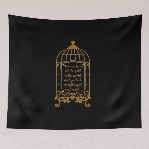Item preview, Gild - You can have all the gold in the world and yet lack everything of real worth designed and sold by sashabookishart.