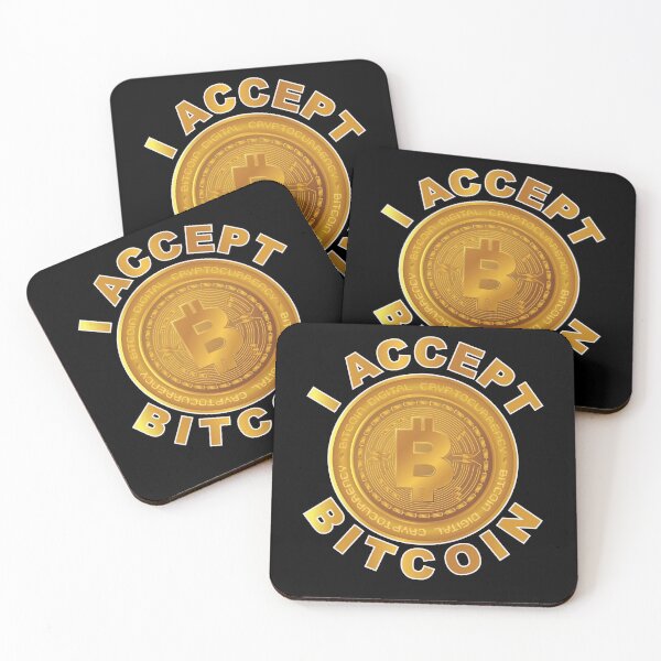 Item preview, I Accept Bitcoin Cryptocurrency designed and sold by johnta17.
