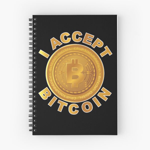 Item preview, I Accept Bitcoin Cryptocurrency designed and sold by johnta17.