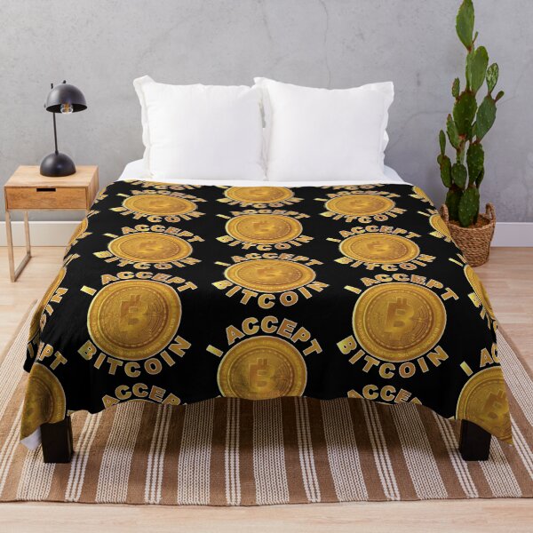 Item preview, I Accept Bitcoin Cryptocurrency designed and sold by johnta17.