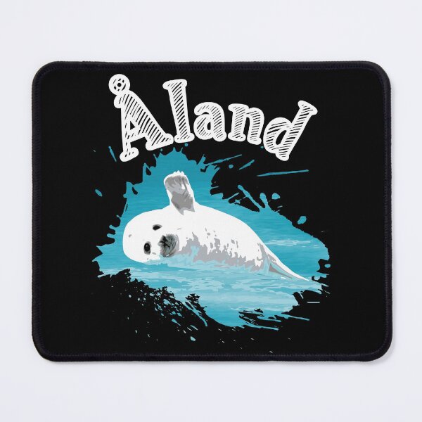 Item preview, Aland Baltic Sea island vacation seal seal in the sea designed and sold by Denis Rösler.